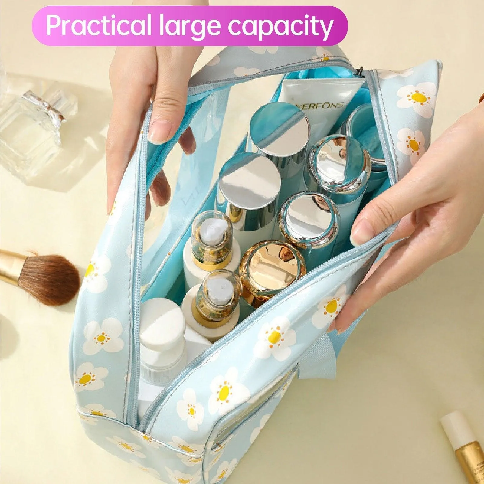 Cosmetic Bags 4Colours 3PCS