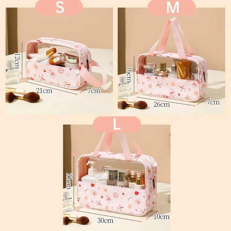 Cosmetic Bags 4Colours 3PCS