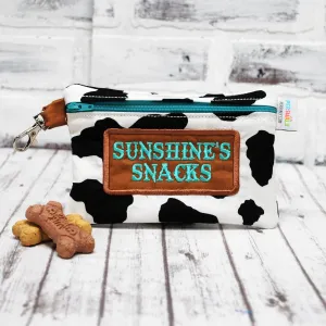 Cow Print Personalized Reusable Treat Bag