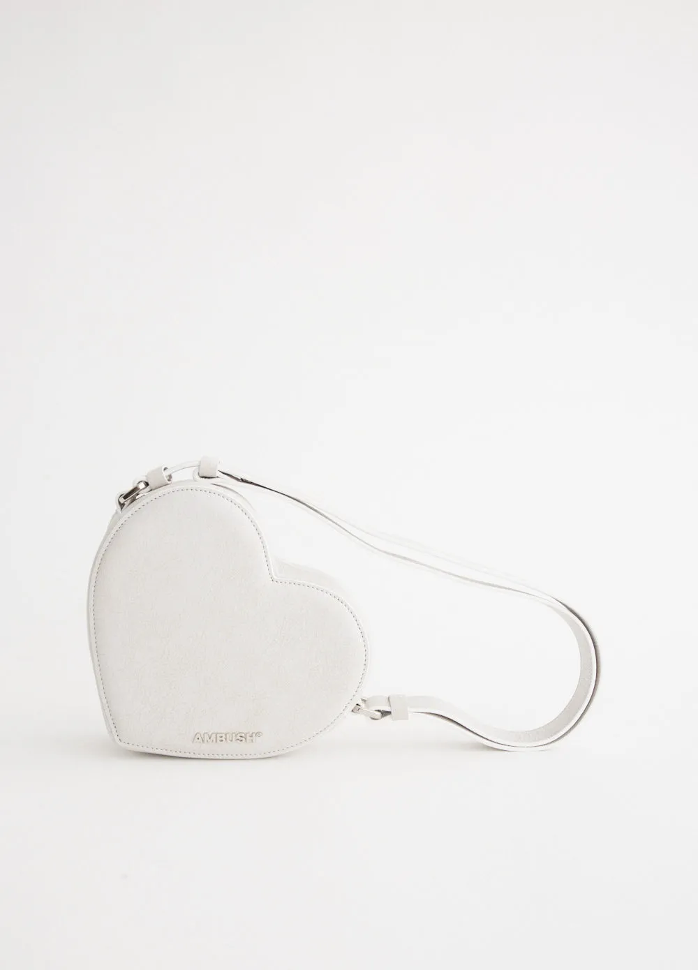 Crackle Heart Shoulder Bag