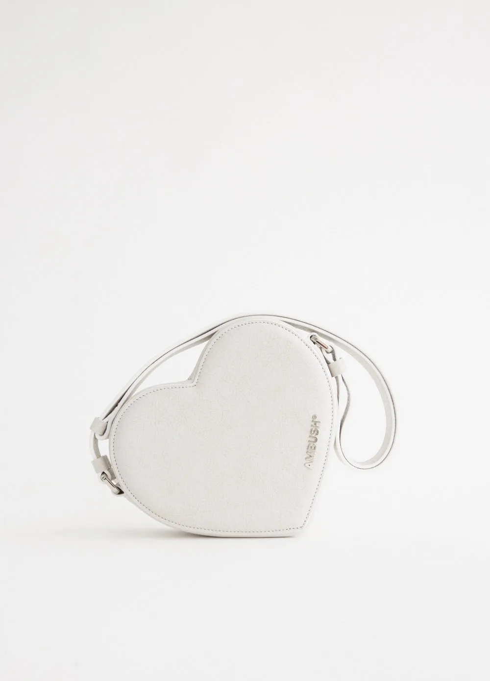 Crackle Heart Shoulder Bag
