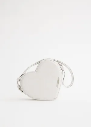 Crackle Heart Shoulder Bag