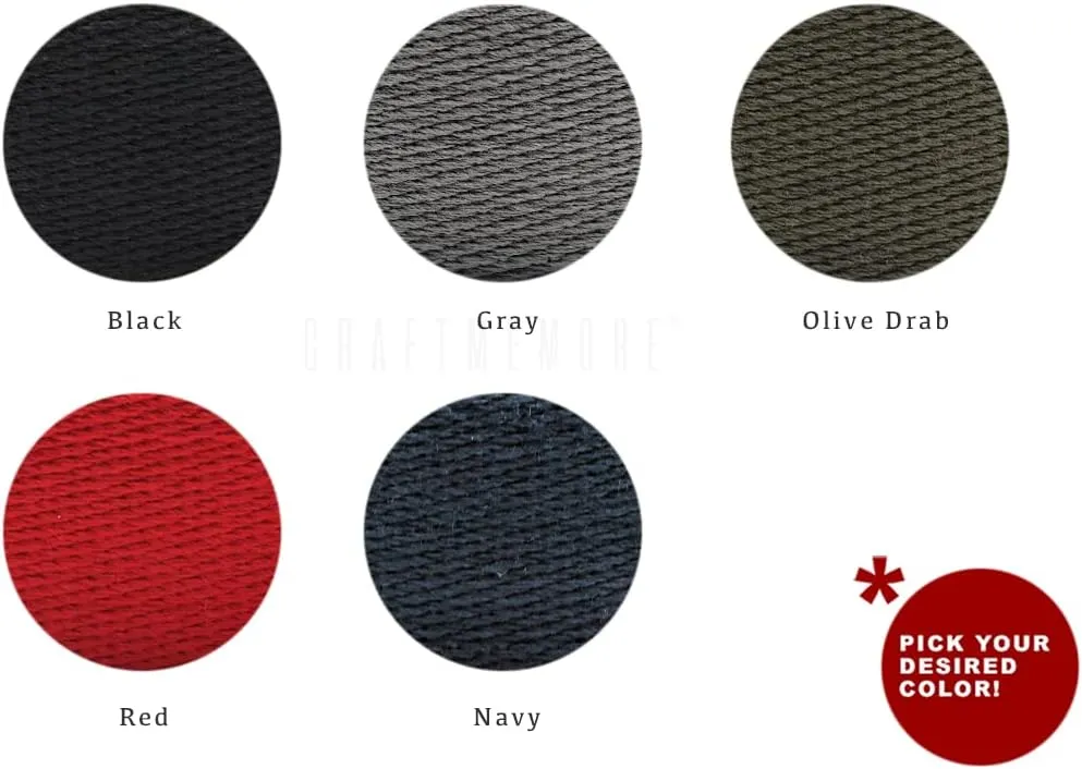 CRAFTMEMORE Heavy Cotton Webbing - Straps for Arts and Crafts, Luxury Bag Strap High Density Webbing (1 Inch x 50 Yards, Olive Drab)