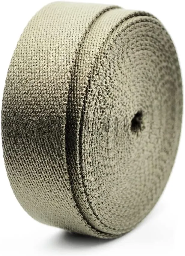 CRAFTMEMORE Heavy Cotton Webbing - Straps for Arts and Crafts, Luxury Bag Strap High Density Webbing (1 Inch x 50 Yards, Olive Drab)