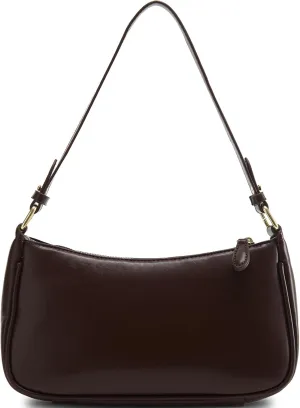 Crescent Shoulder Bag for Women Trendy Tote Handbag Purse Vegan Leather Clutch Handbag with 2 Removable Straps