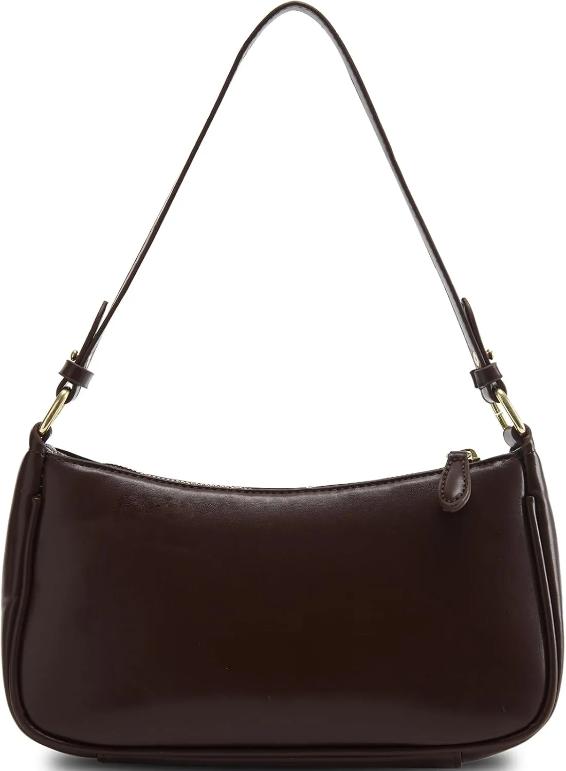Crescent Shoulder Bag for Women Trendy Tote Handbag Purse Vegan Leather Clutch Handbag with 2 Removable Straps