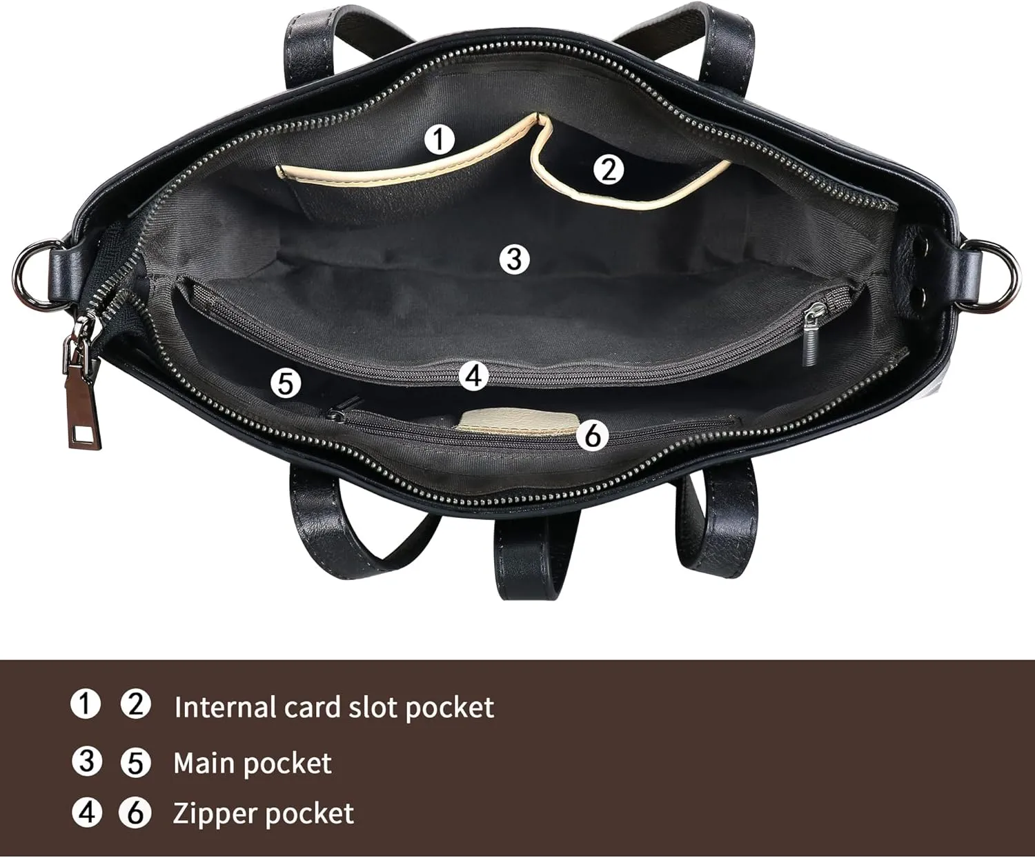 Crossbody Bag for Women Genuine Leather Top Handle Tote Purses Vintage Satchels Handbag