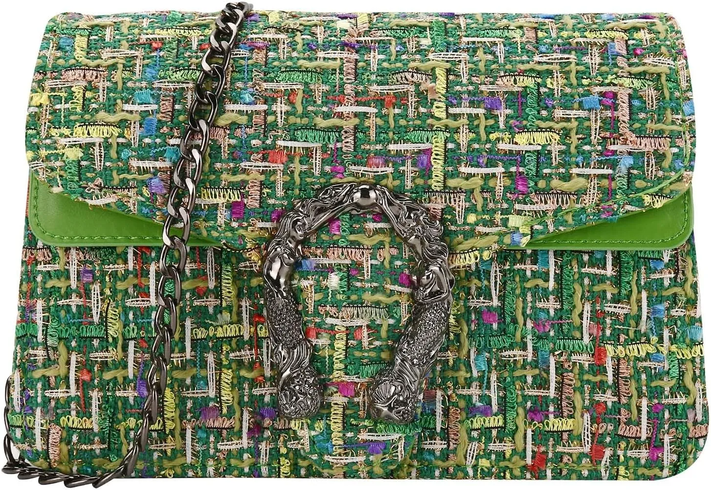 Crossbody Bags for Women Small Handbag Purse Trendy Shoulder Bag Clutch Evening Bag Quilted Satchels, with Chain Strap