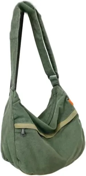 Crossbody Bags Retro Cargo Harajuku Shoulder Large Capacity Satchels Casual Canvas Bag Japan Style Handbag