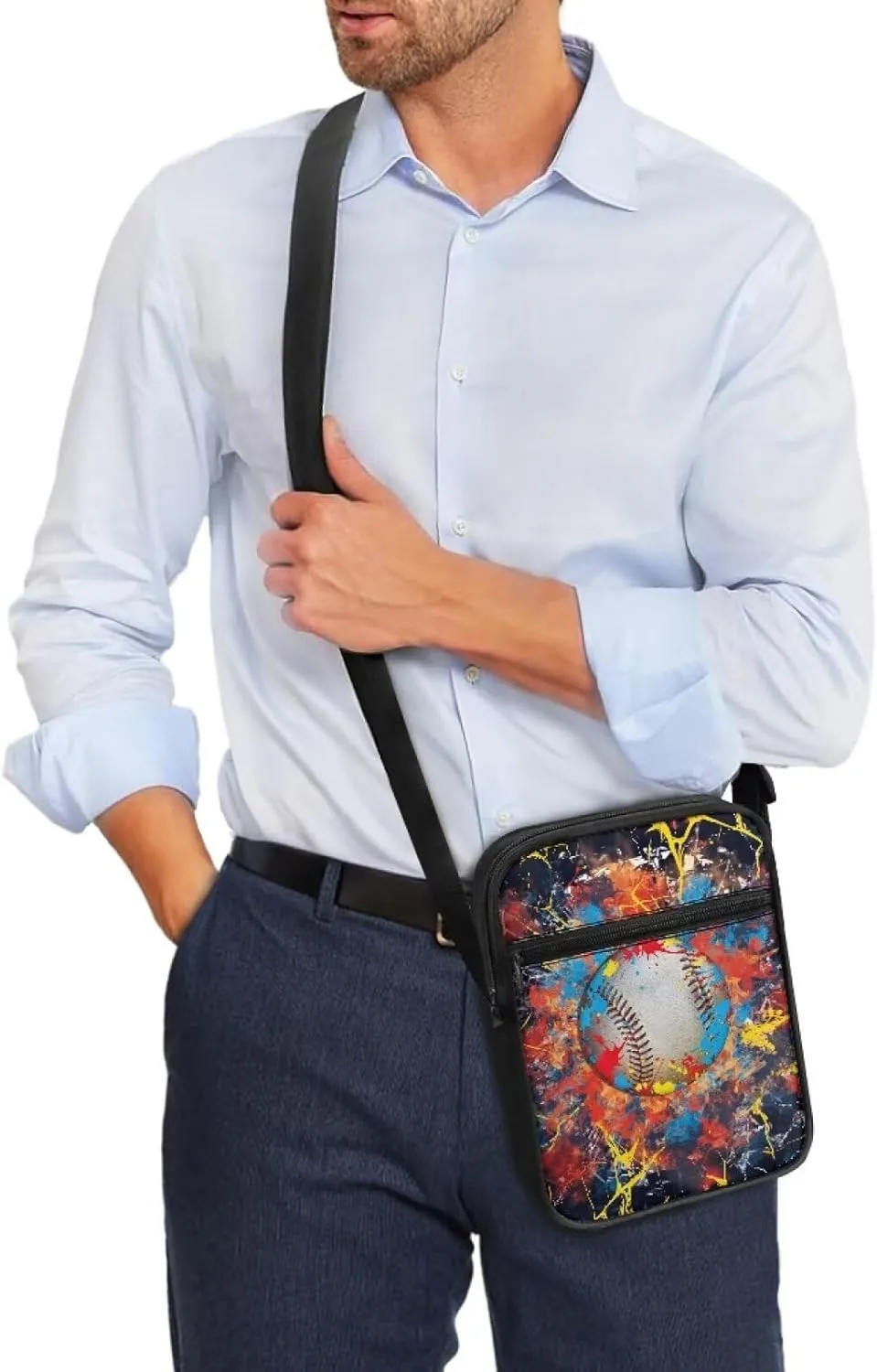 Crossbody Messenger Bags Womens Shoulder Bag Mini Work Office Bag Briefcases with Zipper
