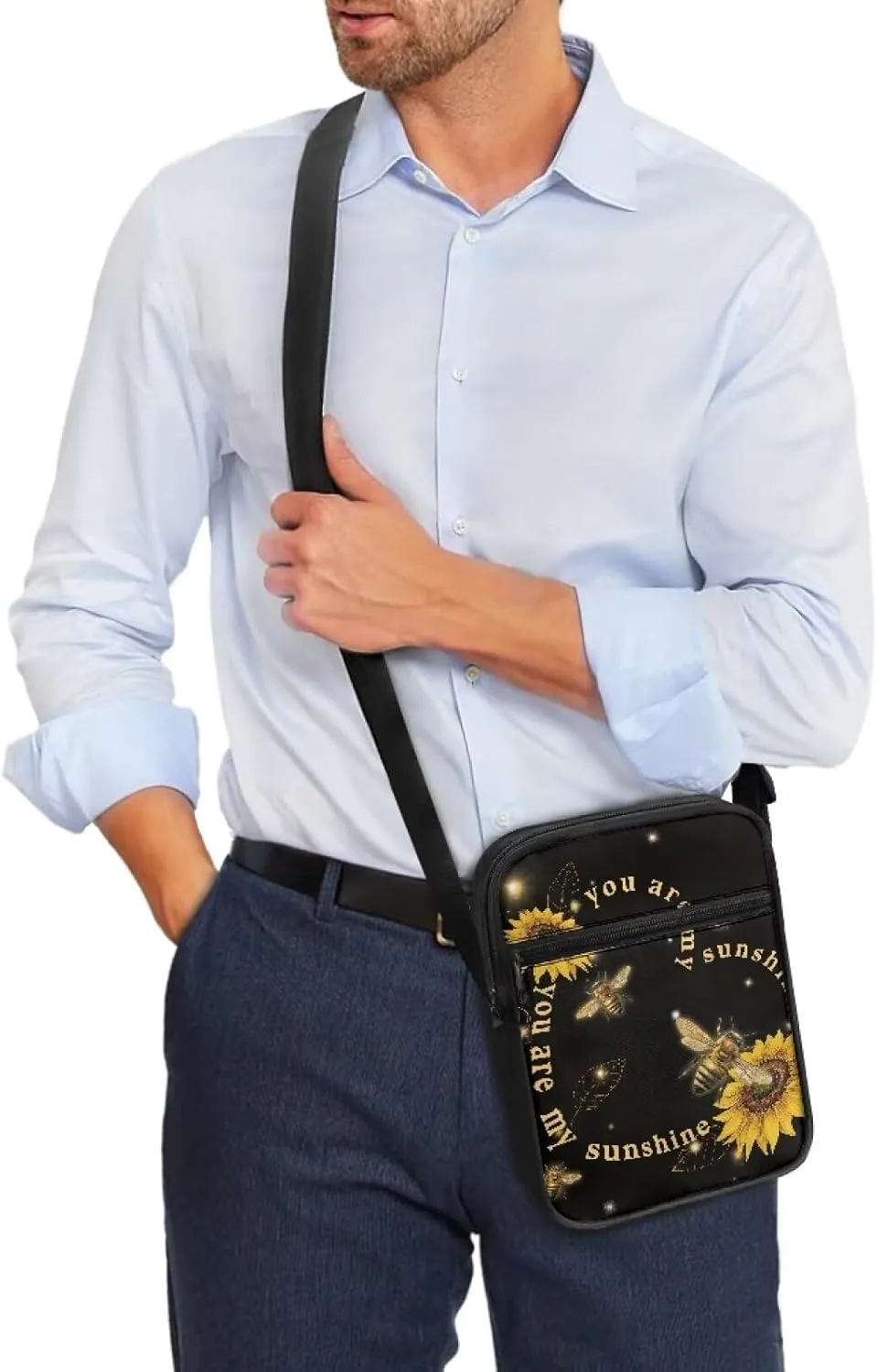 Crossbody Messenger Bags Womens Shoulder Bag Mini Work Office Bag Briefcases with Zipper