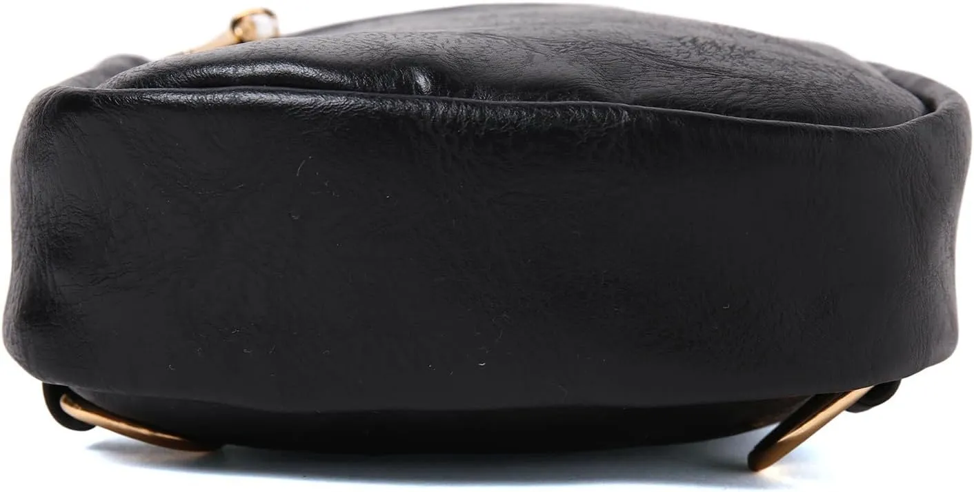 Daypack Day Pack for Man Woman Fashion Chest Bag Soft Leather Texture Crossbody Bag Large Capacity Simple Retro