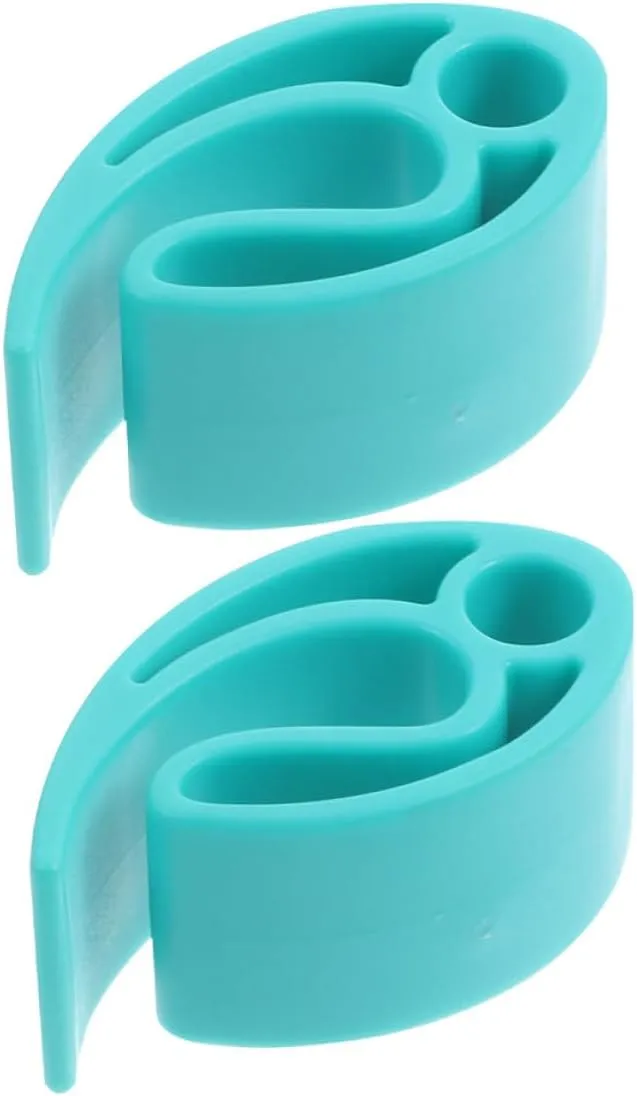 DECHOUS 2Pcs Lightweight Flying Disc Clip Durable Holder for Small Discs Convenient Clamp for Outdoor Sports for Disc Golf and Recreation Activities
