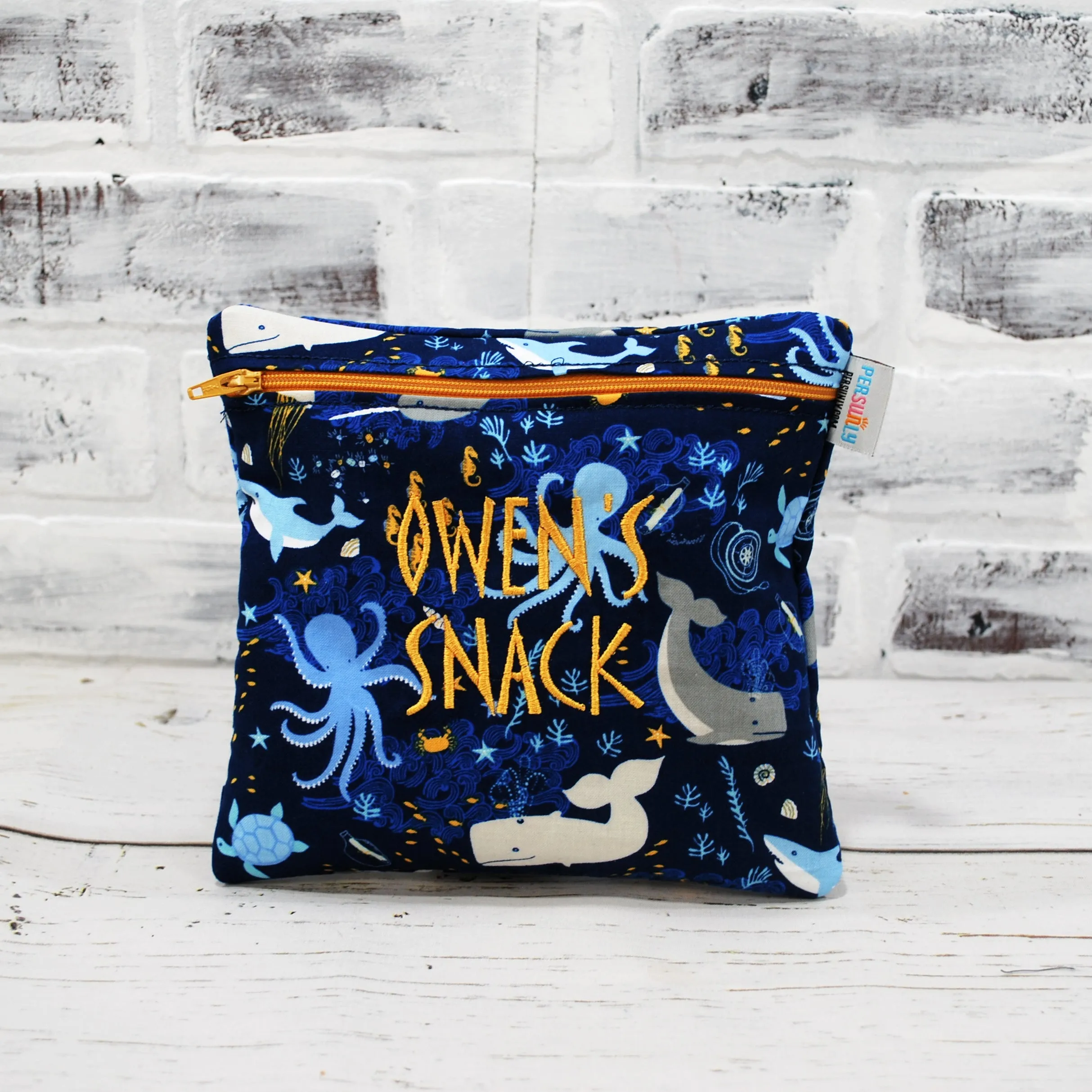 Deep Sea Ocean Personalized Reusable Food Bag