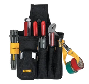 DeWalt 5 pocket Polyester Fabric Technician's Pouch 13 in. L X 13 in. H Black