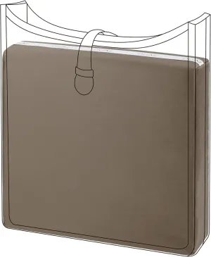 DGAZ Bag Pillow Shaper Insert for Luxury Handbags, Silky Pillow Shaper for Hermes Evelyne mini/29/33/40 Bags(Etoupe Grey,PM 29)