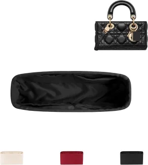 DGAZ Custom Purse Organizer insert For Dior D-joy bags，Silky Smooth Bag Organizer，Luxury Handbag & Tote Shaper（Custom，Custom）