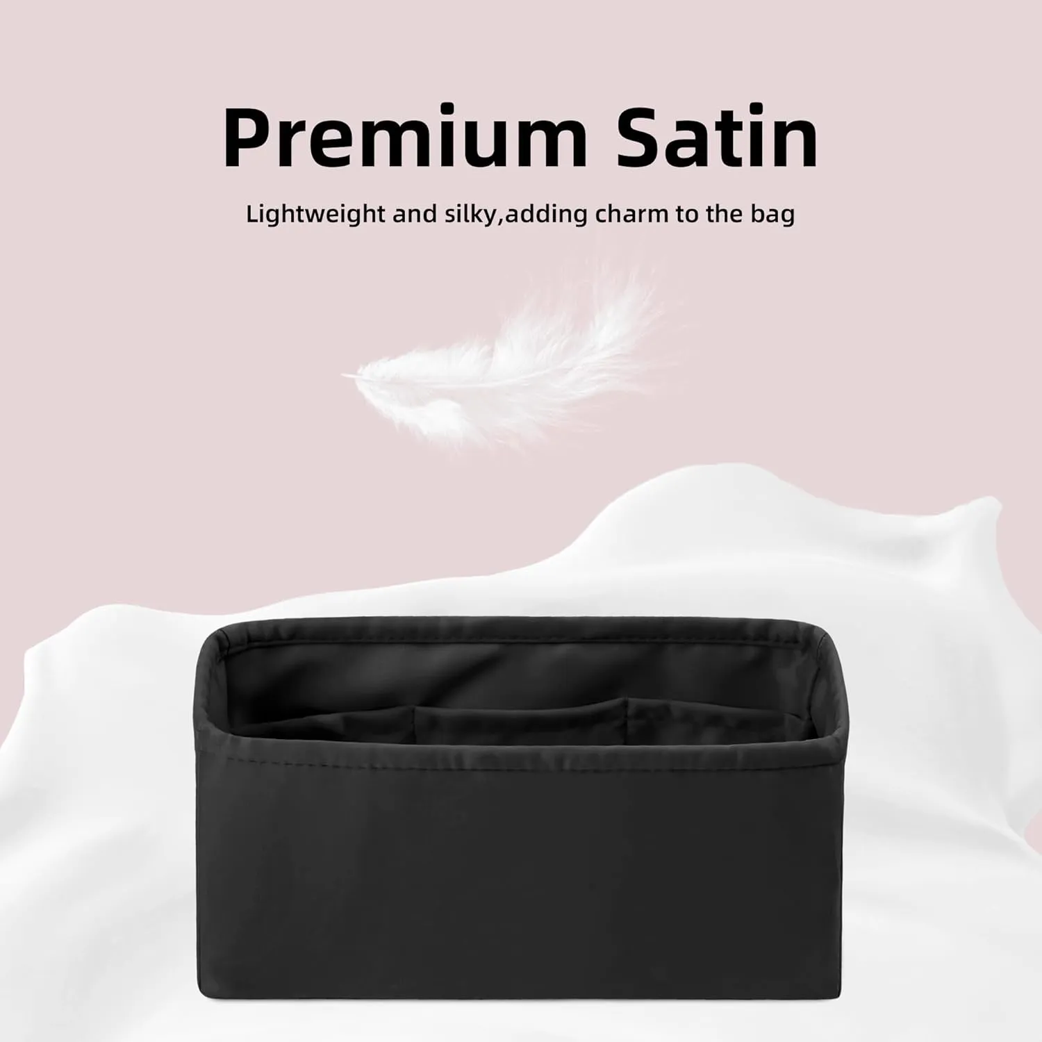 DGAZ Custom Purse Organizer insert For Dior D-joy bags，Silky Smooth Bag Organizer，Luxury Handbag & Tote Shaper（Custom，Custom）