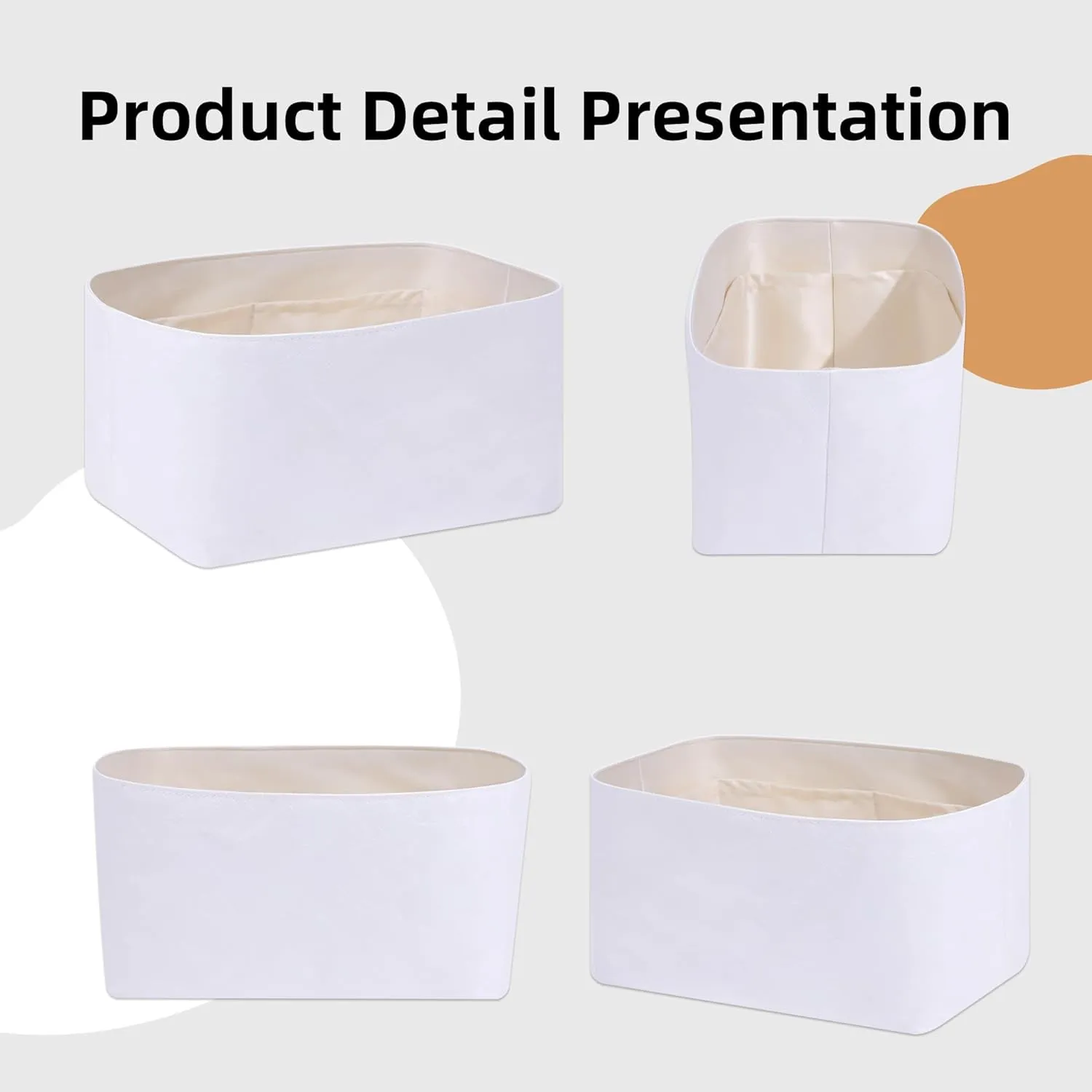 DGAZ Lightweight Purse Organizer Insert for Hermes Bride A Brac Bags,silk and DupontPaper handbag inner for Luxury Bags(Craie,Small)