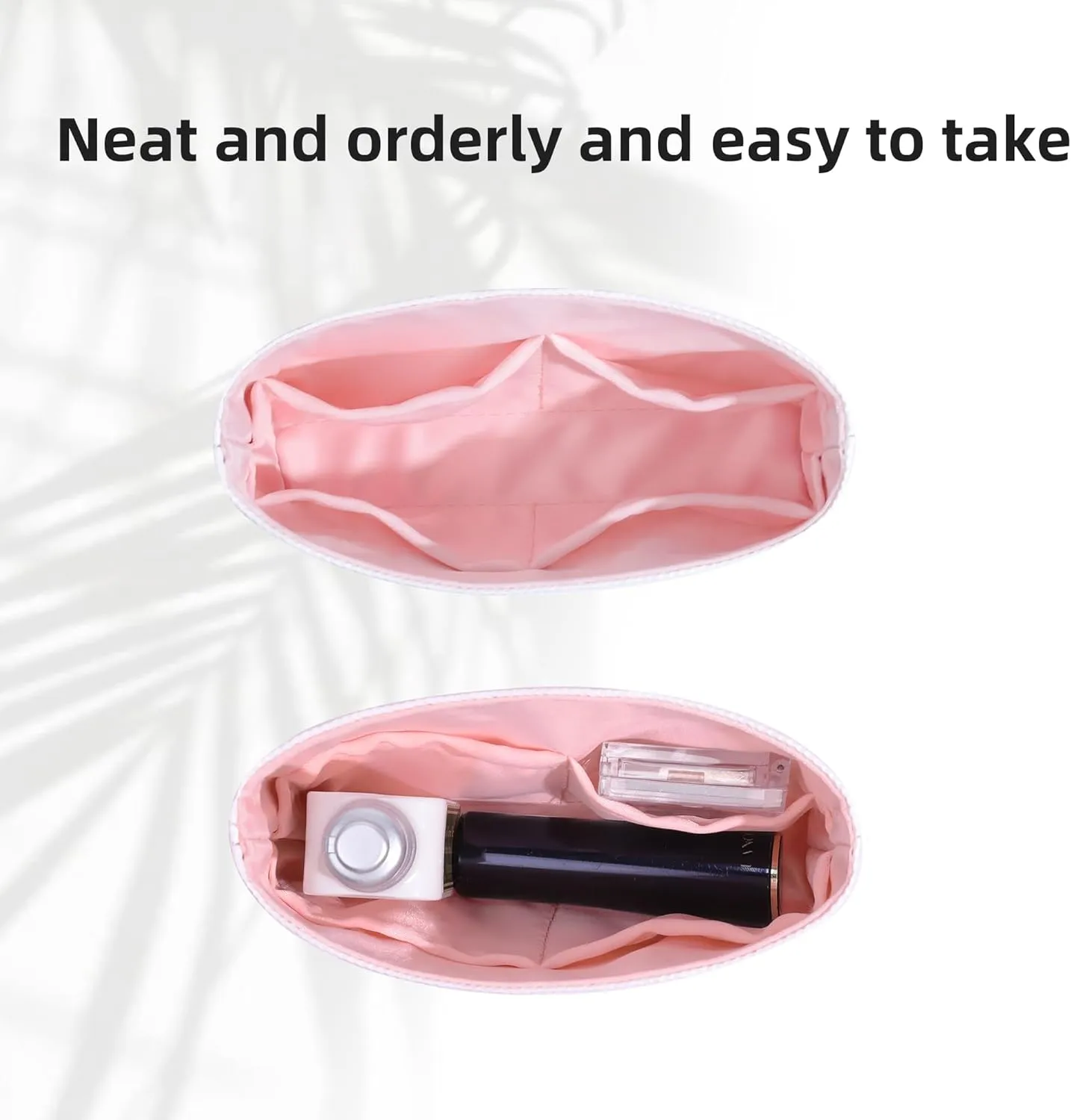 DGAZ Lightweight Purse Organizer Insert for Hermes Constance Bag,Silk and Dupontpaper handbag inner for Luxury Bags(Pink,C24)