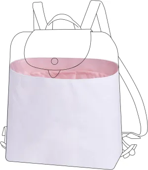 DGAZ Lightweight Purse Organizer Insert for Longchamp LE PLIAGE Backpack Bag,silk and DupontPaper handbag inner for Luxury Bags(Pink)