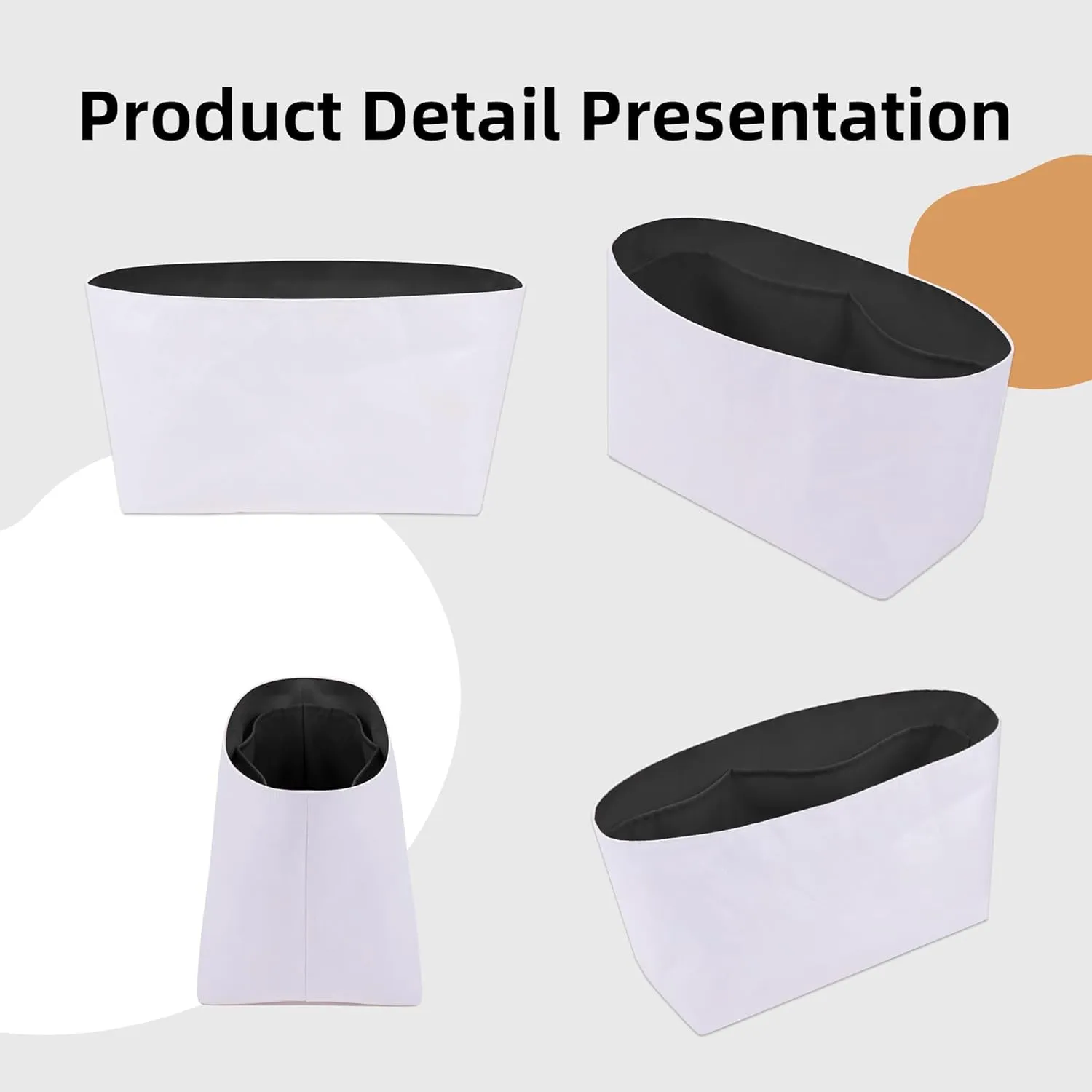 DGAZ Lightweight Purse Organizer Insert for Longchamp Le Pliage Energy Series Bag,silk and DupontPaper handbag inner for Luxury Bags(Black,Le Pliage Energy XS)