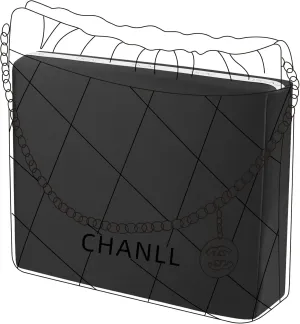 DGAZ Purse Pillow Shaper Insert for Chanel 22 Bags, Silky Pillow Shaper for Luxury Handbags(Black,Small)