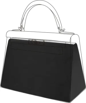 DGAZ Purse Pillow Shaper Insert for Hermes Kelly Bags, Silky Pillow Shaper for Luxury Handbags(Black,KLmini2)