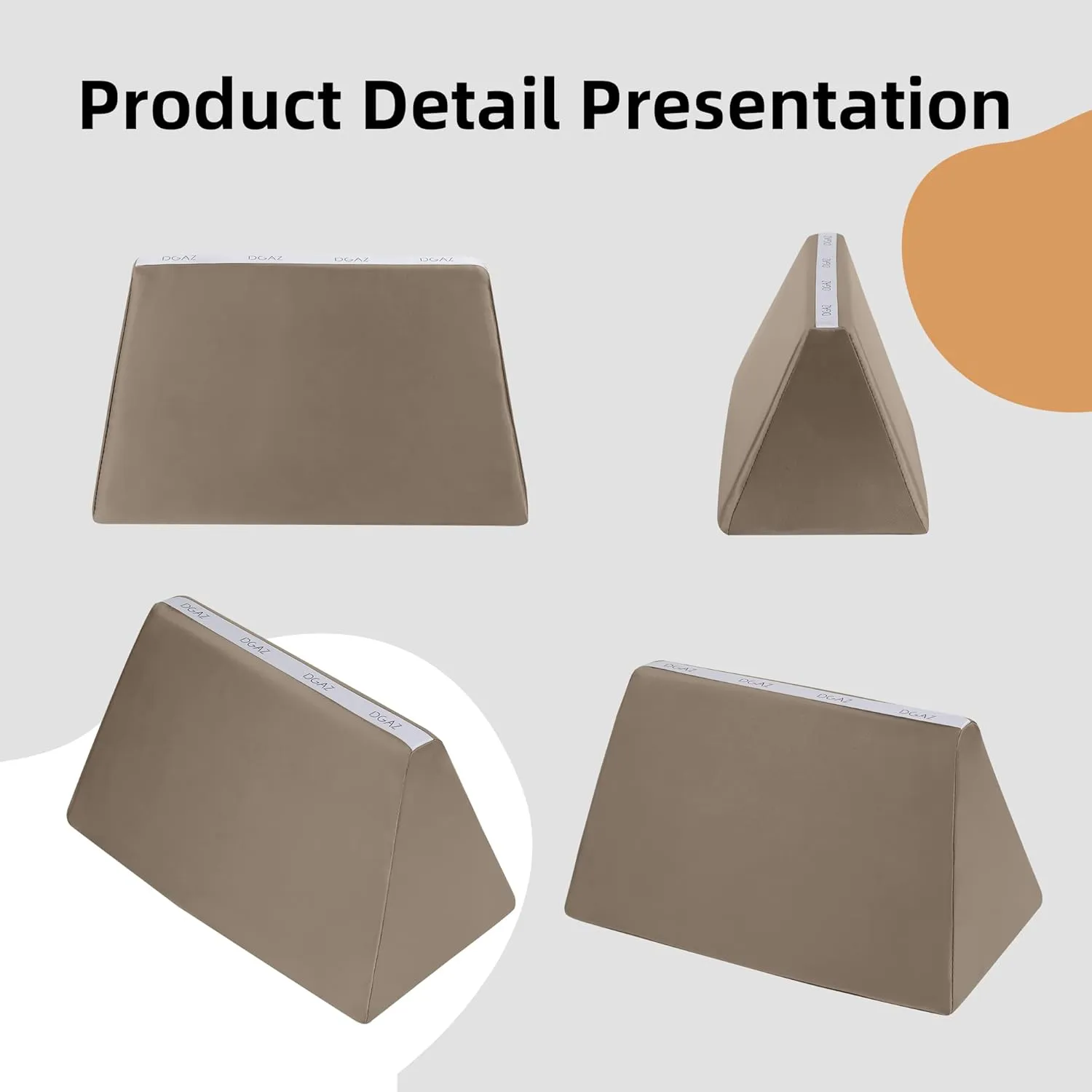 DGAZ Purse Pillow Shaper Insert for Hermes Kelly Bags, Silky Pillow Shaper for Luxury Handbags(Etoupe Grey,KLmini2)