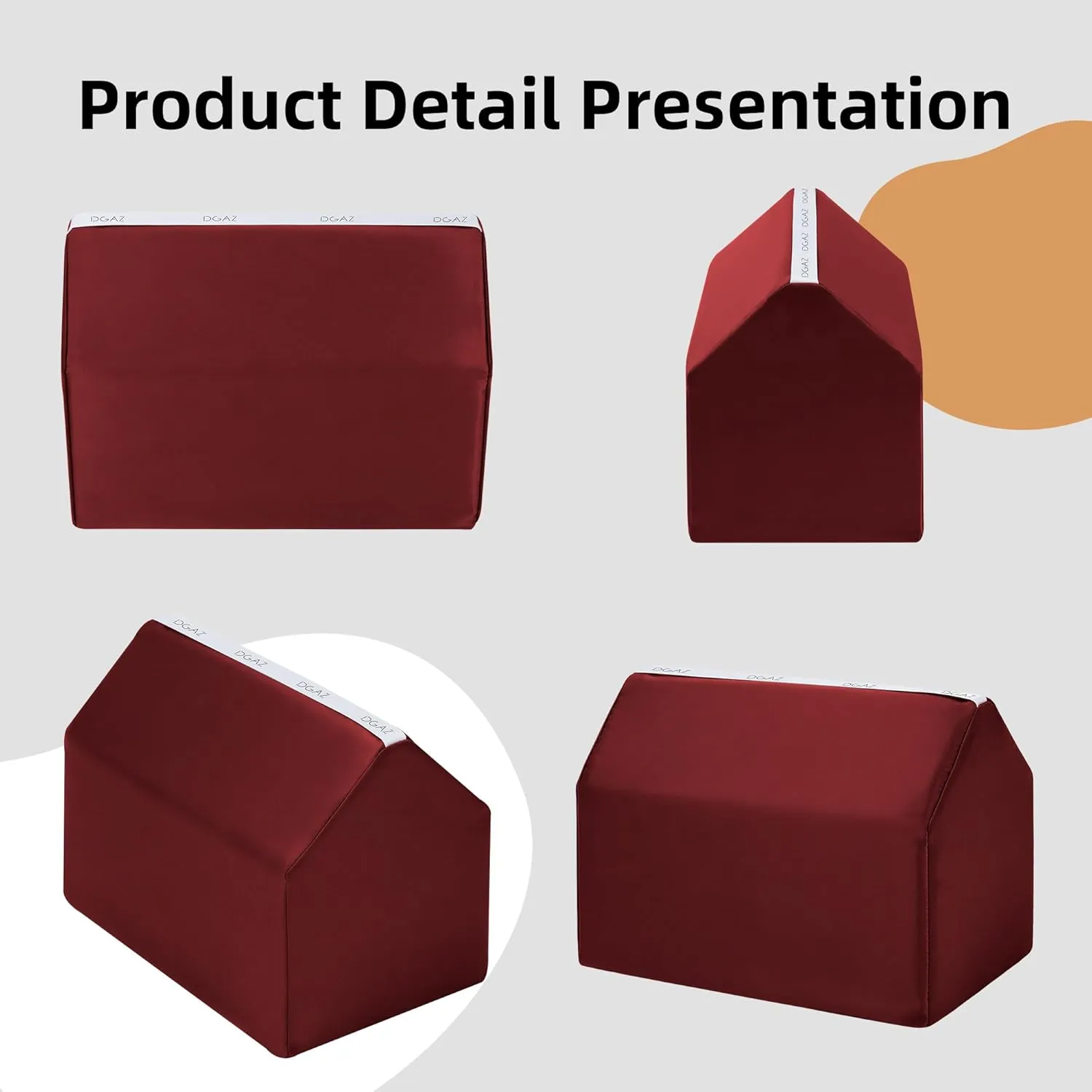 DGAZ Purse Pillow Shaper Insert for LV Speedy 16/New16/20/25/30/35/40/45 Bags, Silky Pillow Shaper for Luxury Handbags(Wine Red,20)