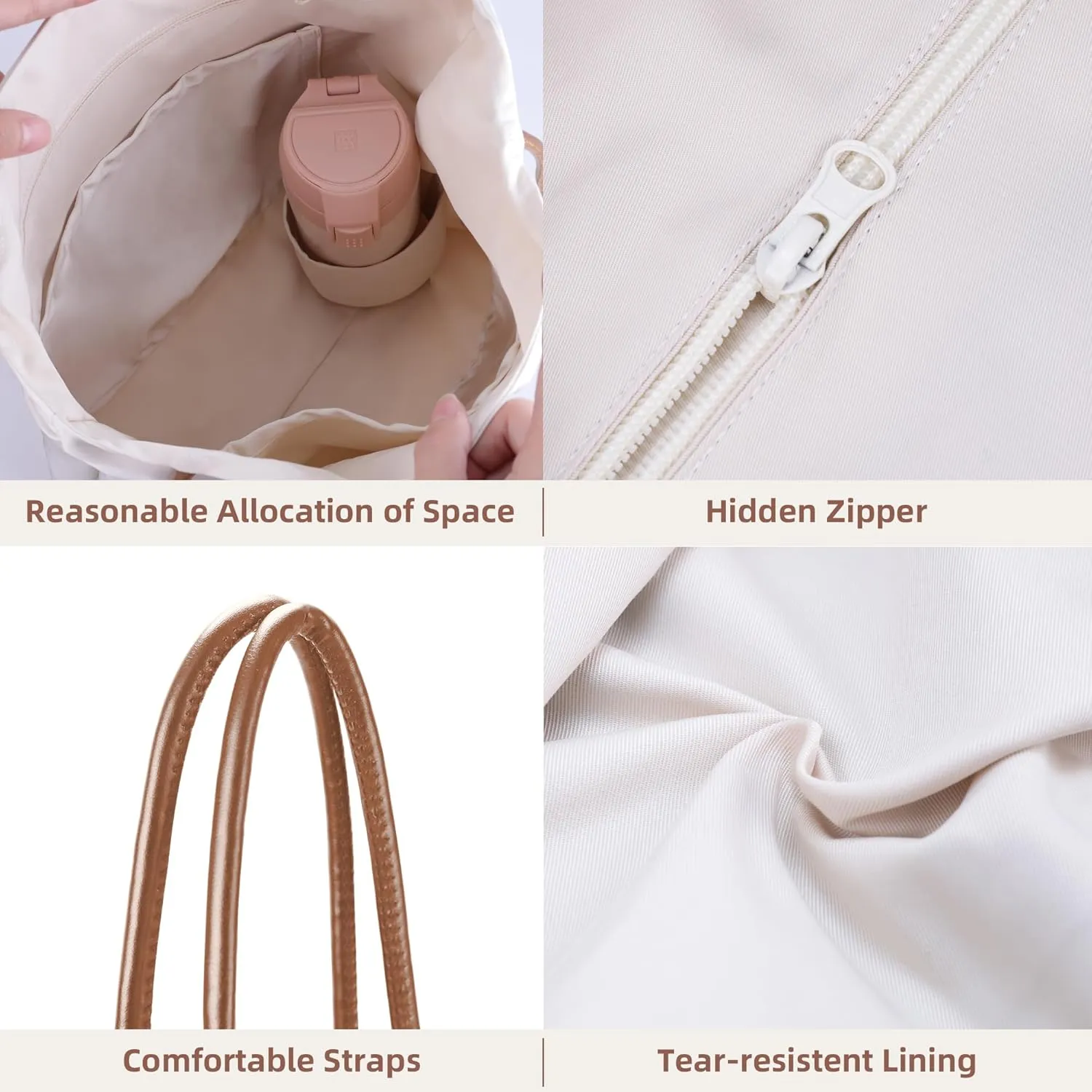 DGAZ Silk Designer Bags for Women, Luxury Tote Bag with Zipper, Large Shoulder Hobo Bags