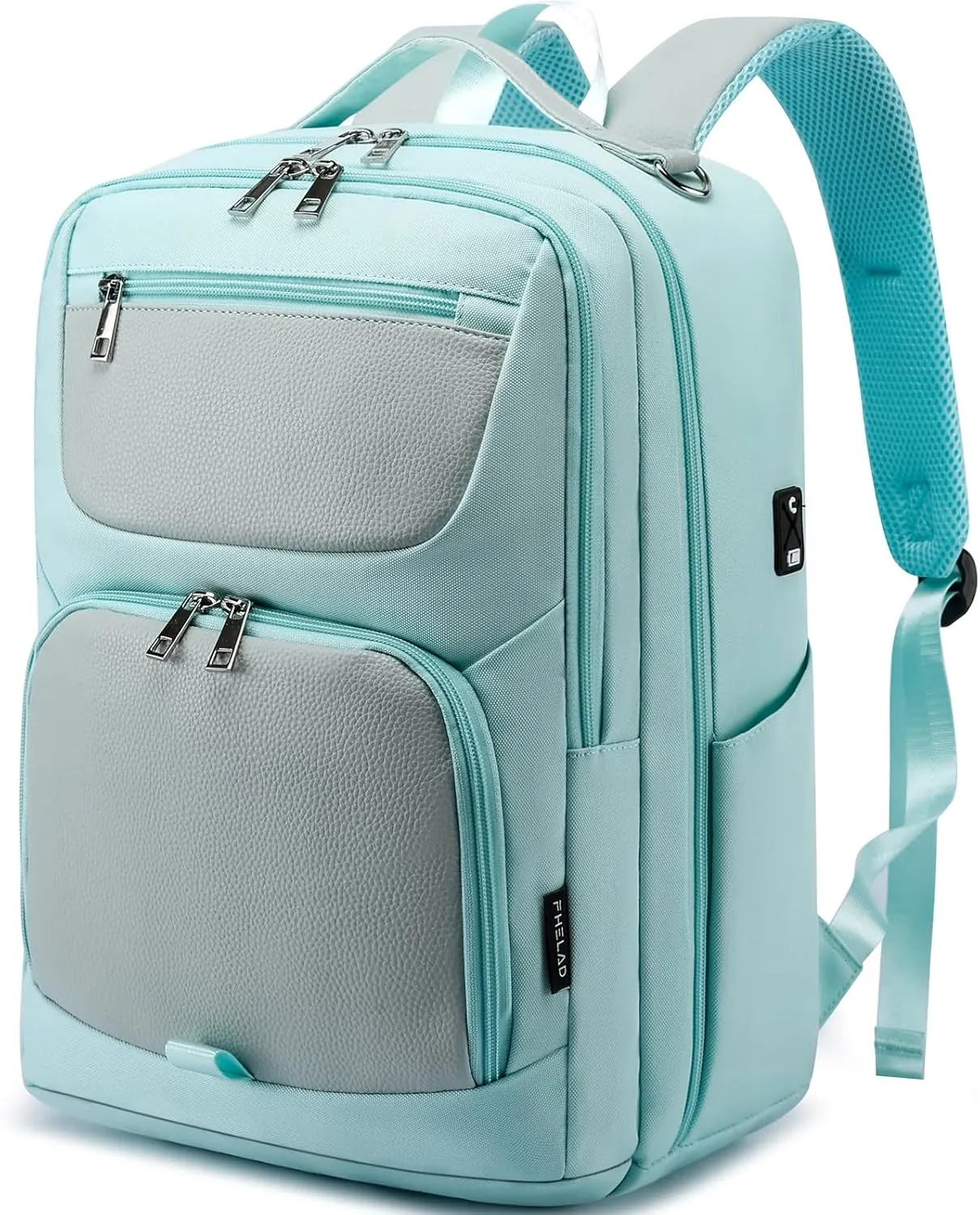 Diaper Bag Backpack for New Mom, Multifunctional Maternity Backpack with 16" Laptop Sleeve & Insulated Bottle Pockets Travel Diaper Bag (Blue)