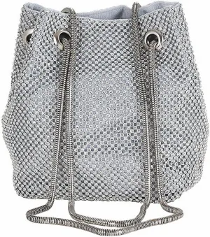 Dinner Party Bag Female Banquet Bags Dress Cheongsam Hold Bag Single Shoulder Crossbody Bag Diamond Studded (One Size)
