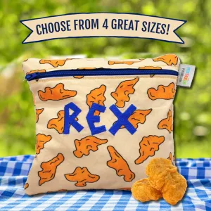 Dino Nuggets Reusable Personalized Food Bag