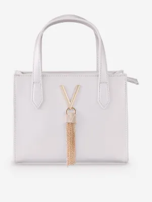 Divina Tote Bag in Silver (20cm)