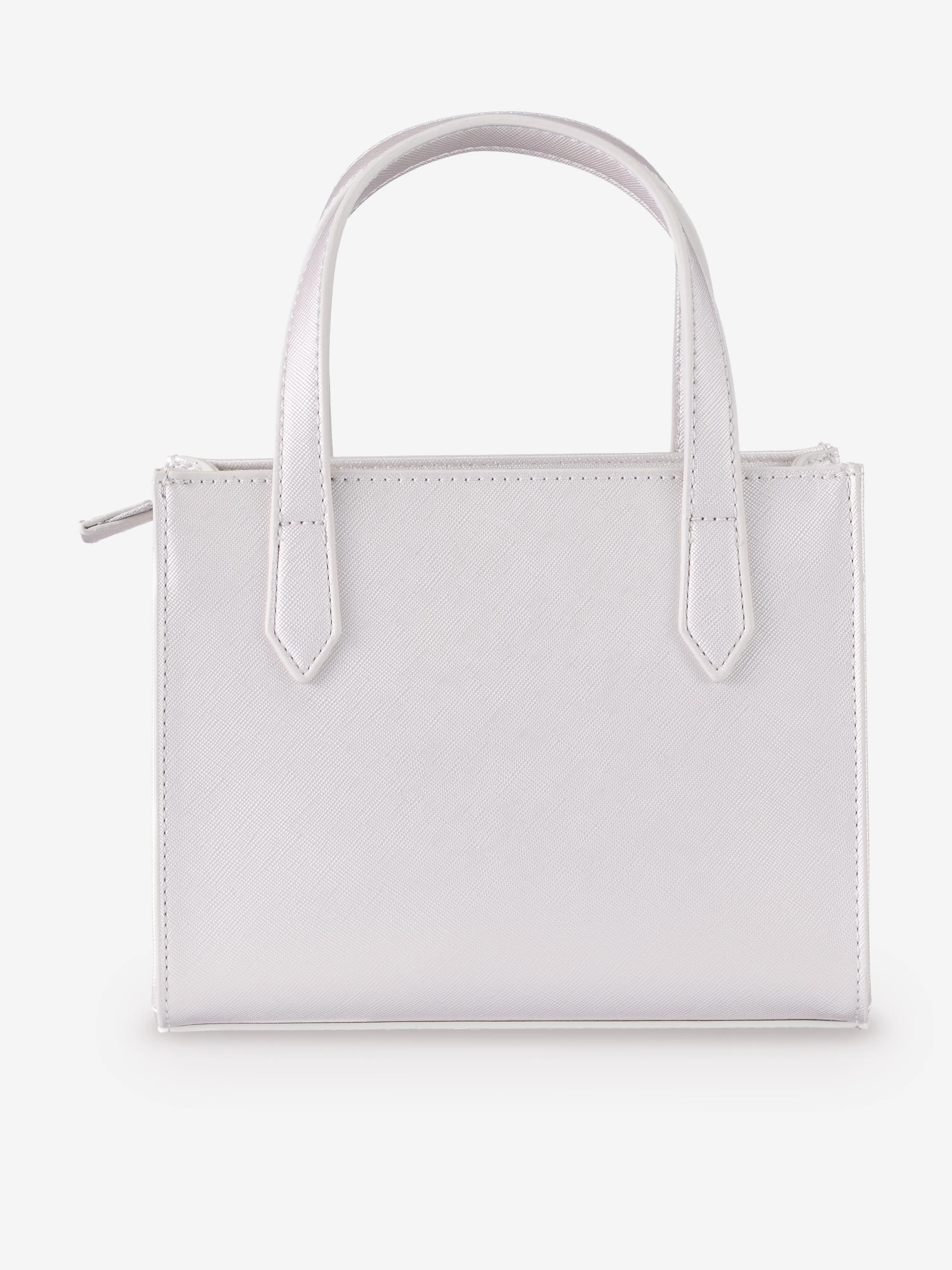 Divina Tote Bag in Silver (20cm)