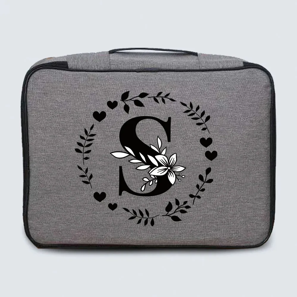 Document Storage Bag File Folder  Holder Credit Card Organizer Briefcase Trolley Case Handbag Waterproof Password Box
