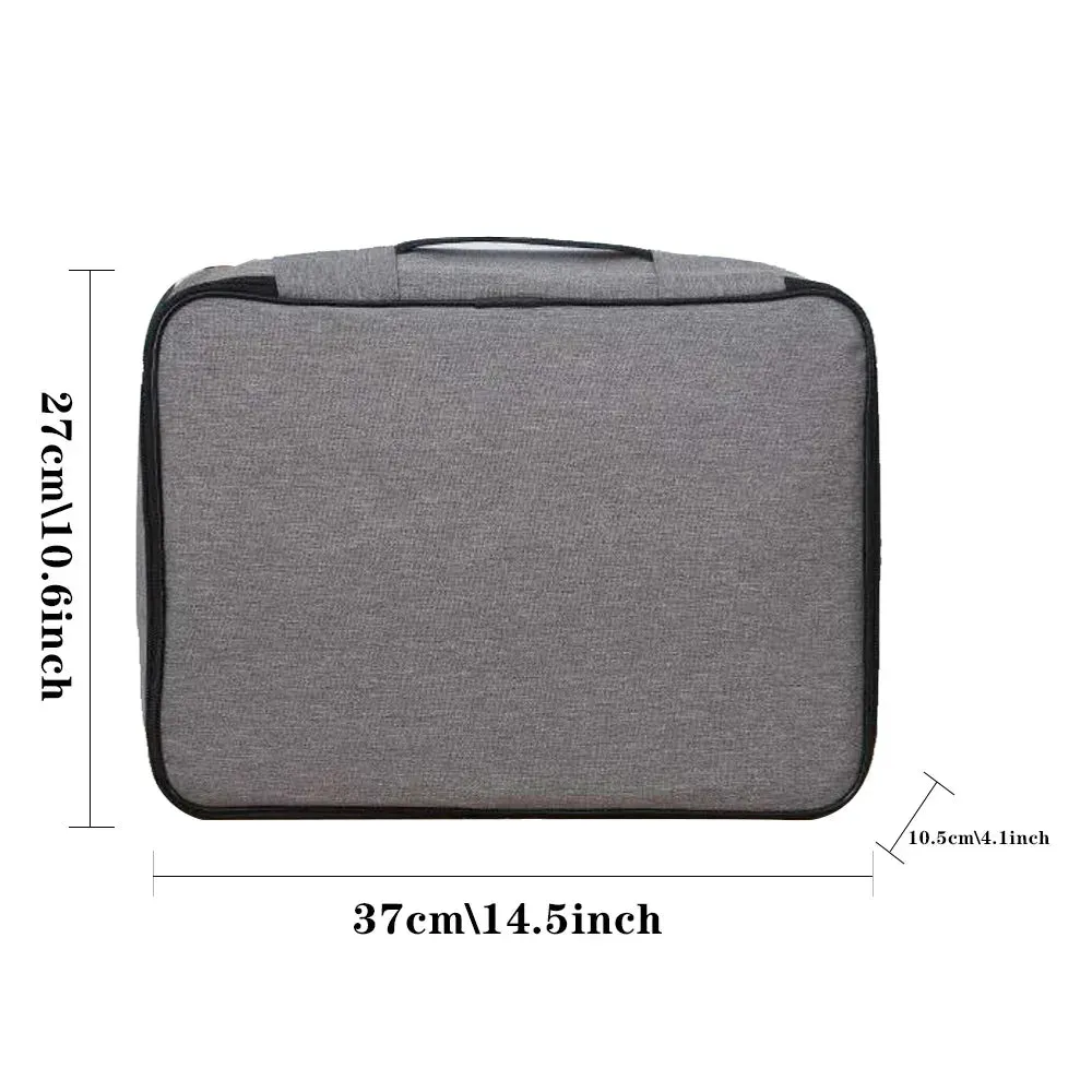 Document Storage Bag File Folder  Holder Credit Card Organizer Briefcase Trolley Case Handbag Waterproof Password Box