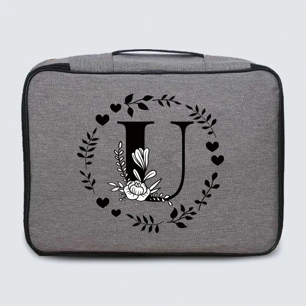 Document Storage Bag File Folder  Holder Credit Card Organizer Briefcase Trolley Case Handbag Waterproof Password Box