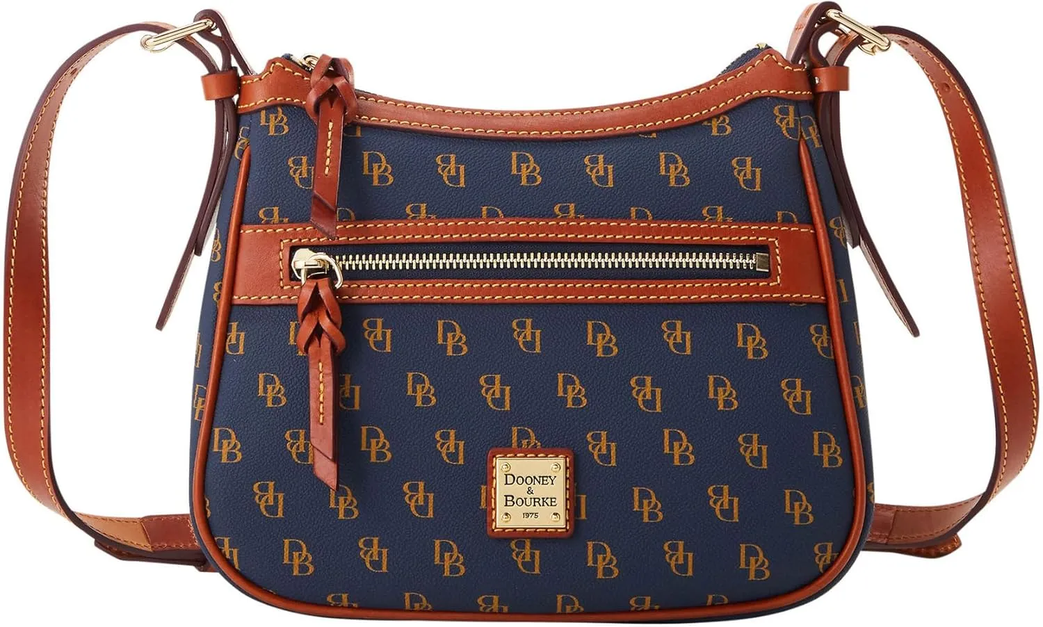 Dooney & Bourke Crossbody Bags for Women, Gretta Presley Women's Small Crossbody Purse with Zipper Pocket