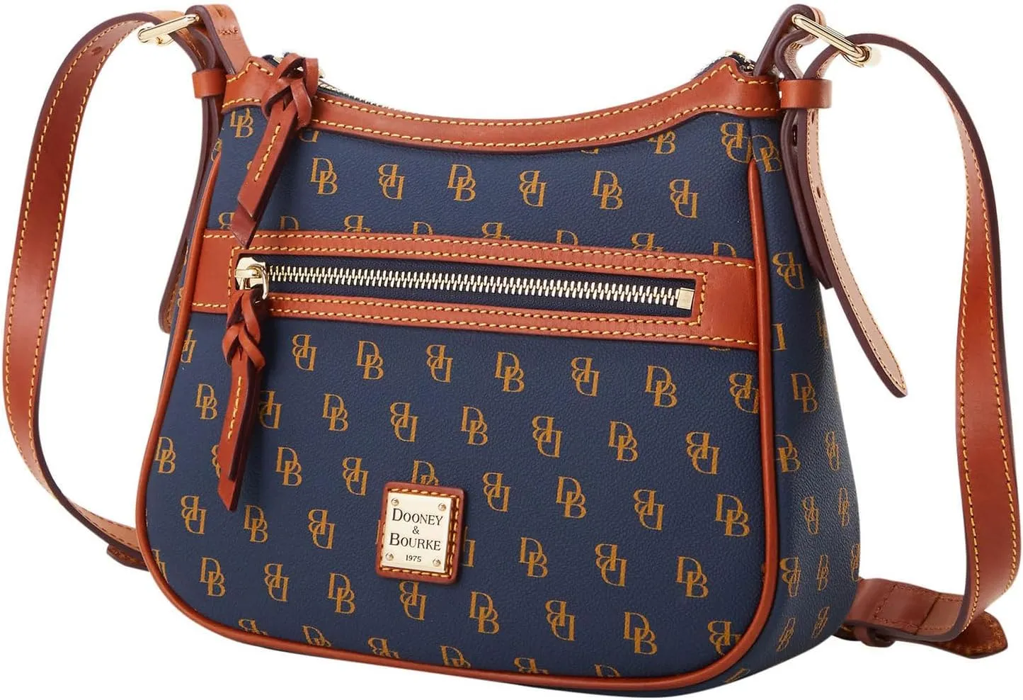 Dooney & Bourke Crossbody Bags for Women, Gretta Presley Women's Small Crossbody Purse with Zipper Pocket