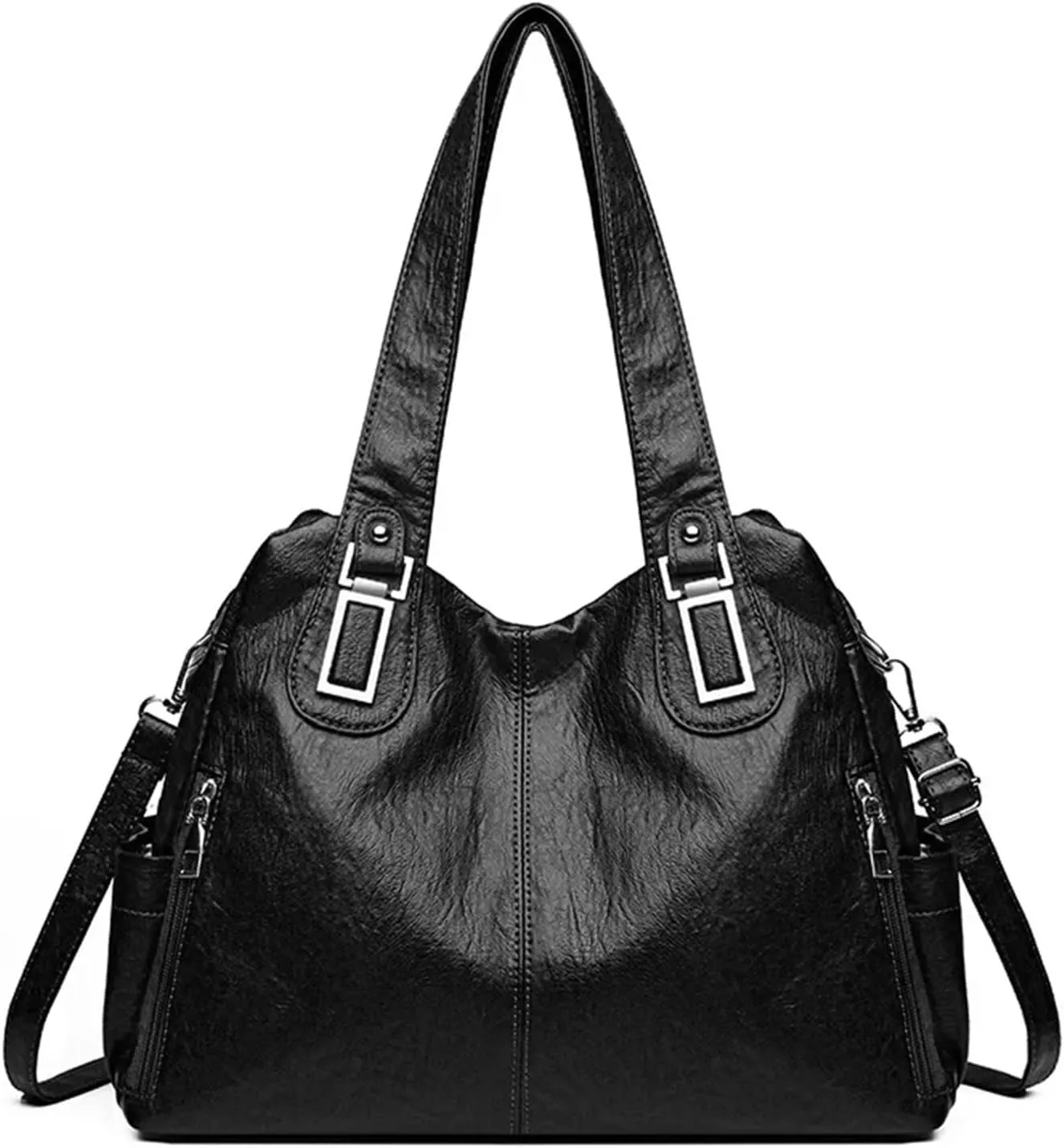 Double Layer Shoulder Handbag Large Shoulder Crossbody Bag Luxury