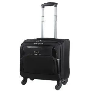 DR643 Four Wheeled Travel Business Organiser Pilot Case Black