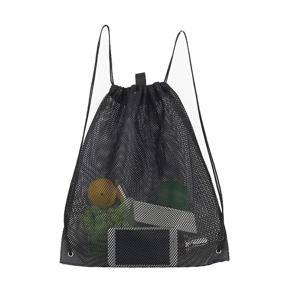 Drawstring Beach Clothes Mesh Storage Sports Fitness 4PCS