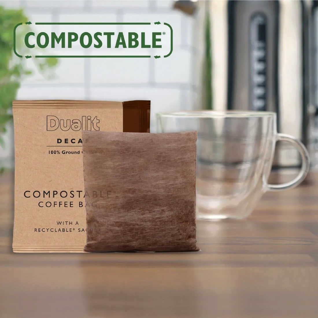 Dualit Decaf Compostable Coffee Bags (40 pack)