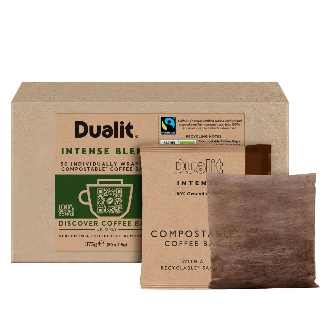 Dualit Intense Compostable Coffee Bags (40 pack)