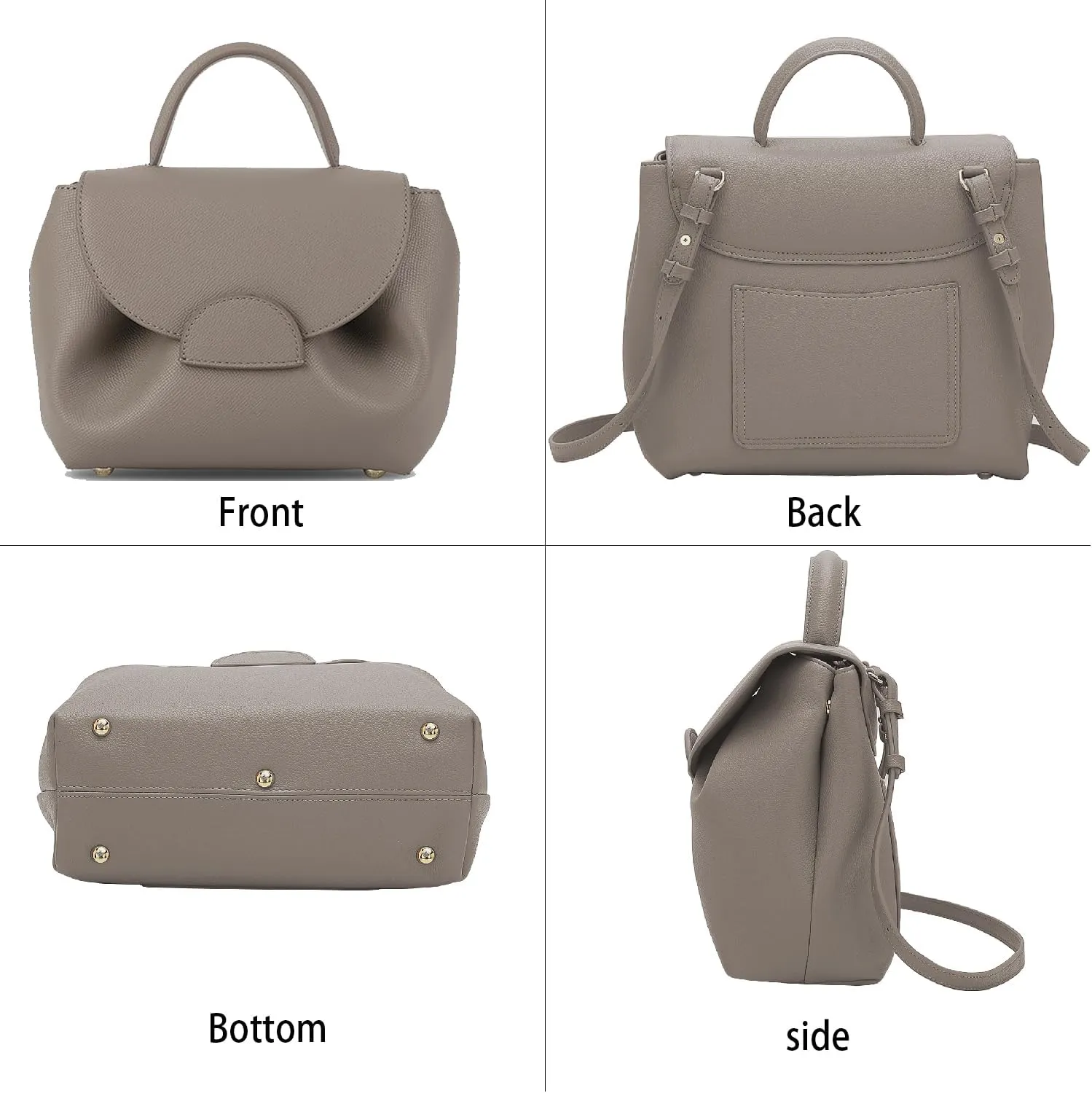 Dyalsa Top Handle Bag Tote Bags Purses for Women Designer Luxury Crossbody Bag Faux Leather Shoulder Bag Satchels 2024