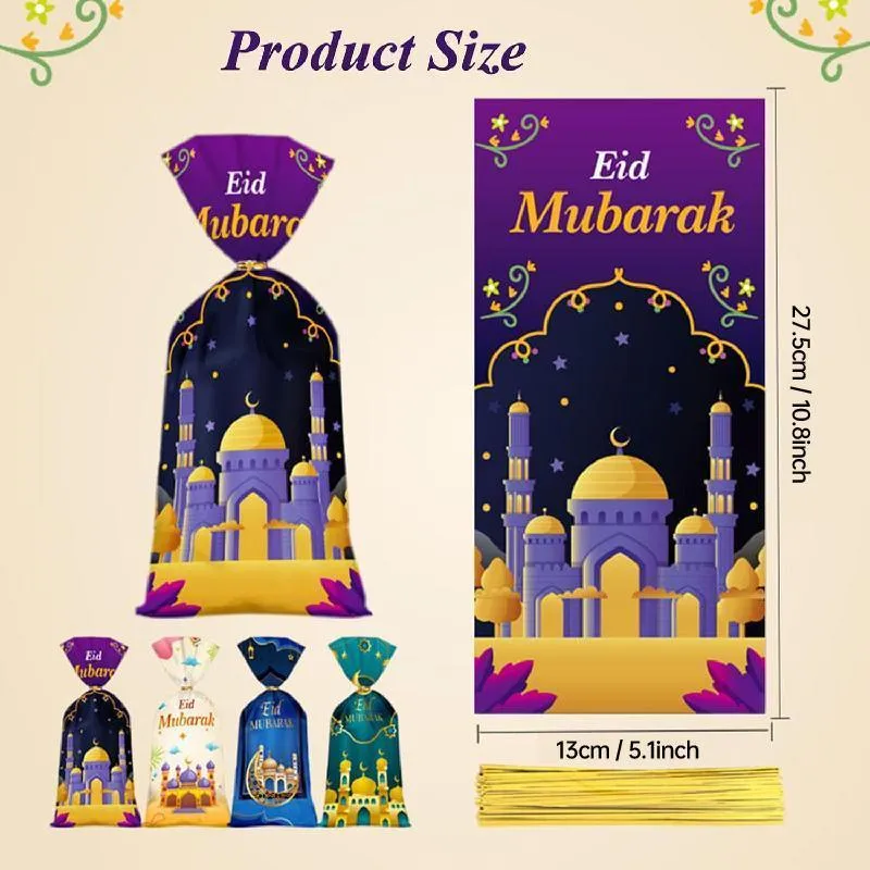 Eid Mubarak Gift Bags 150PCS