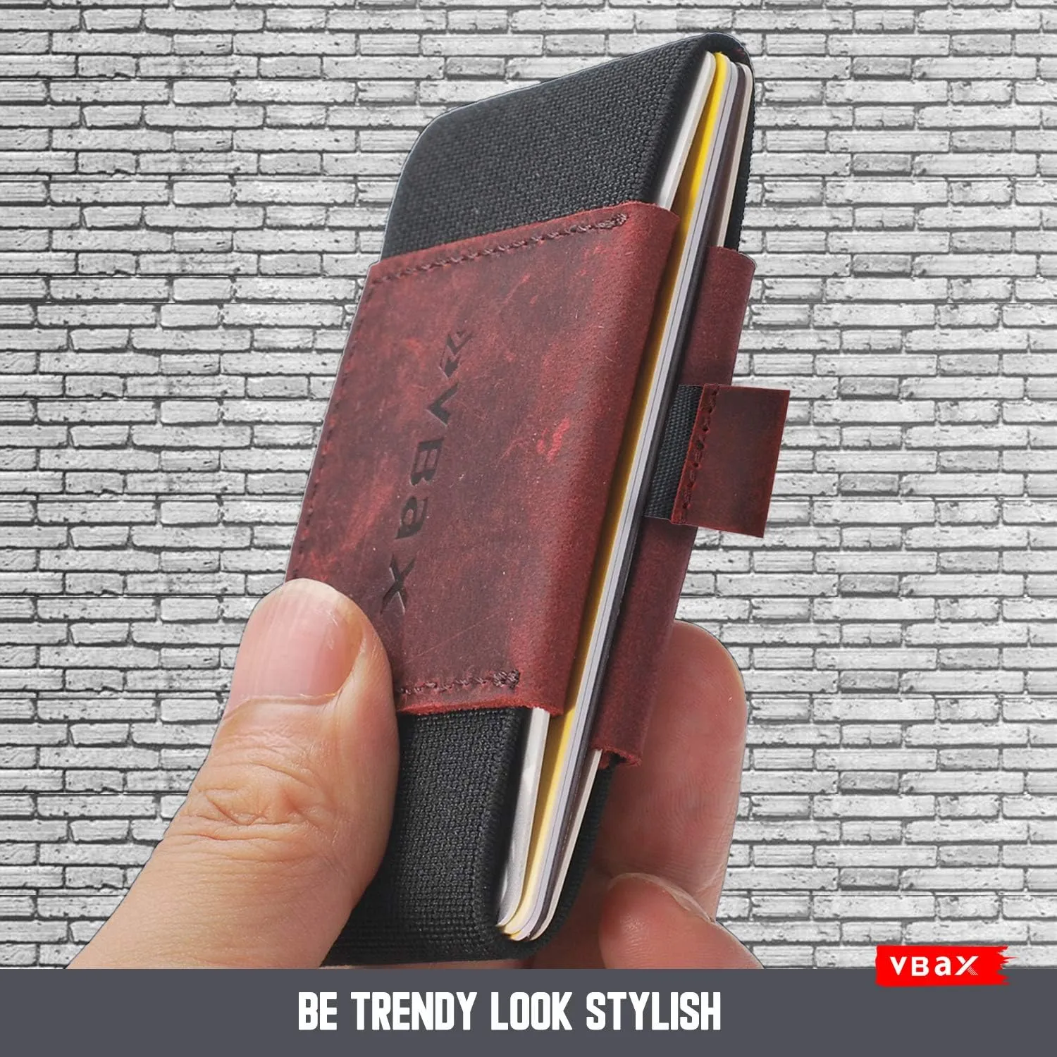 Elastic Slim Wallet - Small Minimalists Slim Front Pocket Credit Card Holder for Men & Women