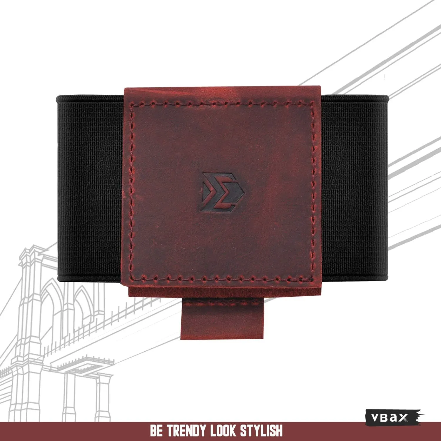 Elastic Slim Wallet - Small Minimalists Slim Front Pocket Credit Card Holder for Men & Women
